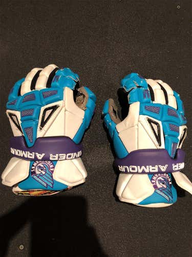Used Player Under Armour 12" Lacrosse Gloves