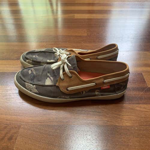 Vans Surf Siders Bird Print Shoes Men's 10.5 (W 11.5)