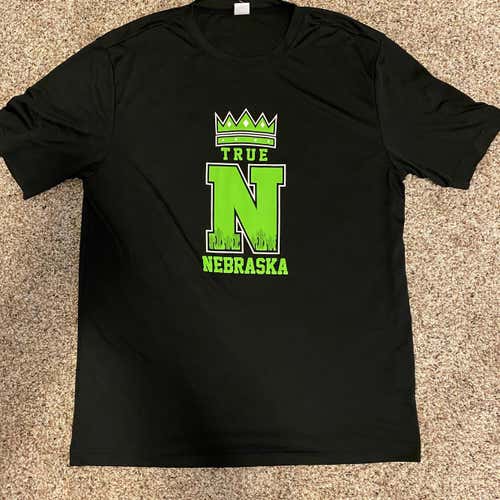 True Lacrosse Nebraska Shooter Shirt Sz. Large