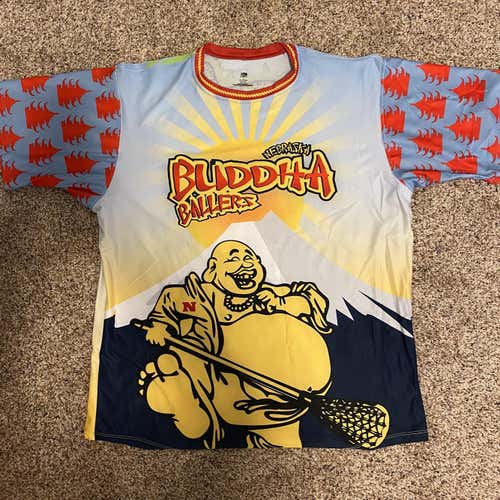Nebraska Buddha Ballers Shooter Shirt Sz. Large