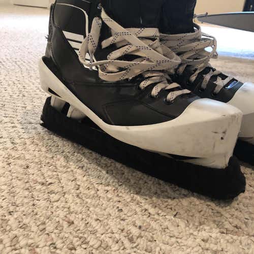 Used True Custom Pro D&R (Regular) Pro Stock Size 10 Hockey Goalie Skates