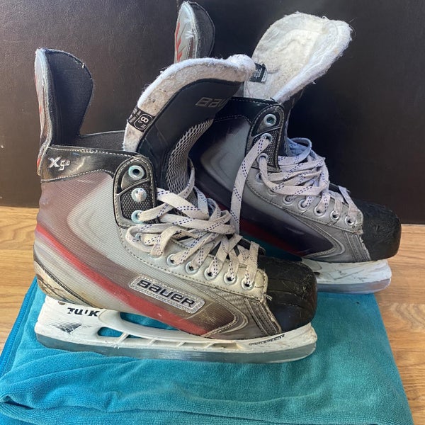 Used Bauer Vapor X5.0 EE (Extra Wide) Size 8.5 Hockey Skates