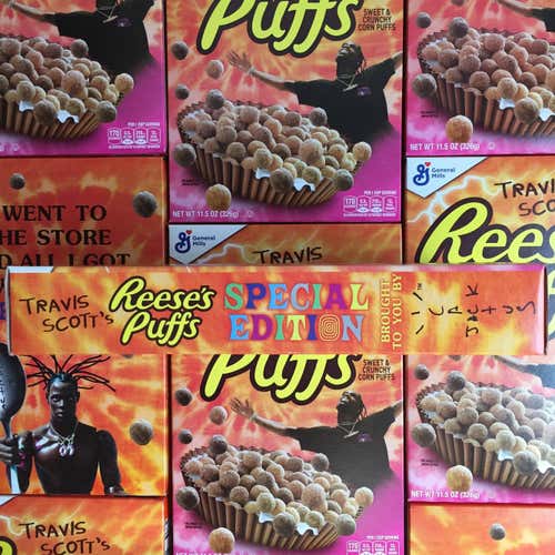 4 Pack Of Travic Scott Cereal New In Box