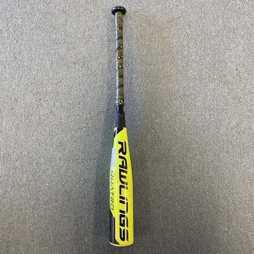 Used Rawlings Quatro 28" -10 Drop Baseball & Softball Usssa 2 3 4 Barrel Bats