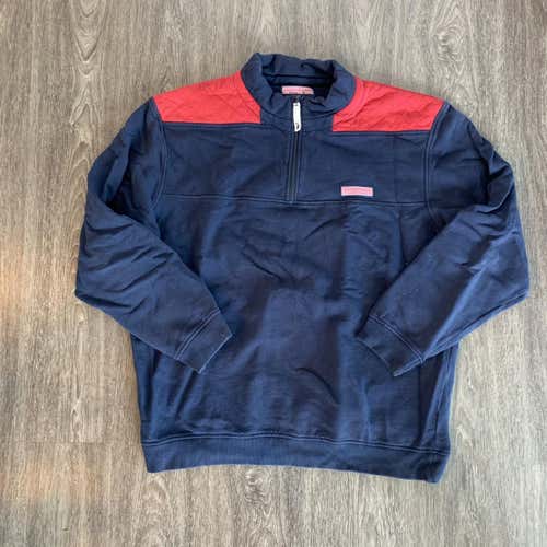 Vineyard Vines Quilted Quarter Zip Size XL
