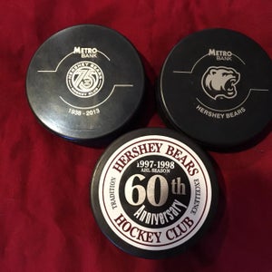 Hershey Bears AHL Hockey Puck Lot