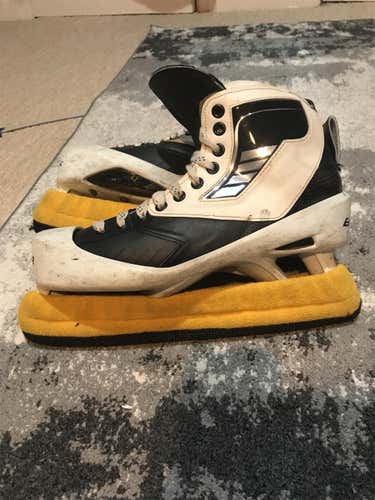 Used True D&R (Regular) Pro Stock Size 10 Hockey Goalie Skates