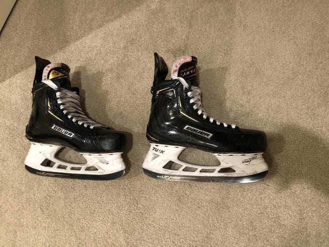 Used Bauer Supreme 2S Pro D&R (Regular) Size 7 Hockey Skates
