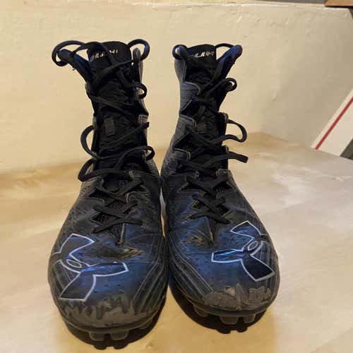 Black Under Armour Highlight Cleats Size 10