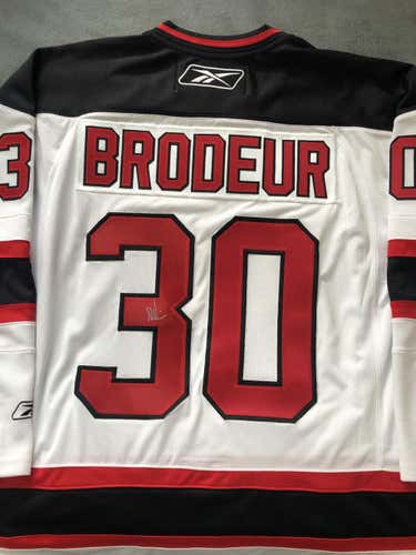 Signed Martin Brodeur NJ Devils Jersey