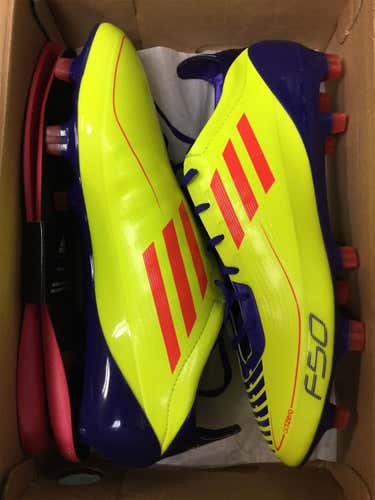 Yellow Unisex Molded Cleats Adidas F50 ADIZERO J TRX FG Cleats