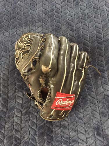 Black Used Pitcher's Gold Glove 12" Baseball Glove