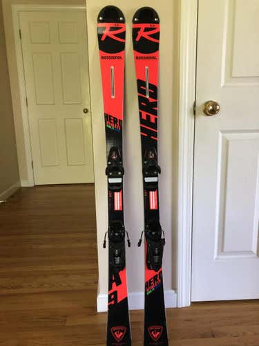Used Kid's Rossignol Racing Hero FIS SL Pro Skis With Bindings