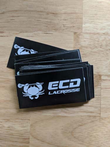 ECD Lacrosse Small Stickers