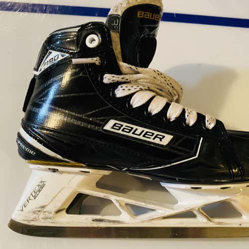 Bauer Supreme S190, (Regular width), Size 3 (US Shoe size 4) Used Goalie Skates