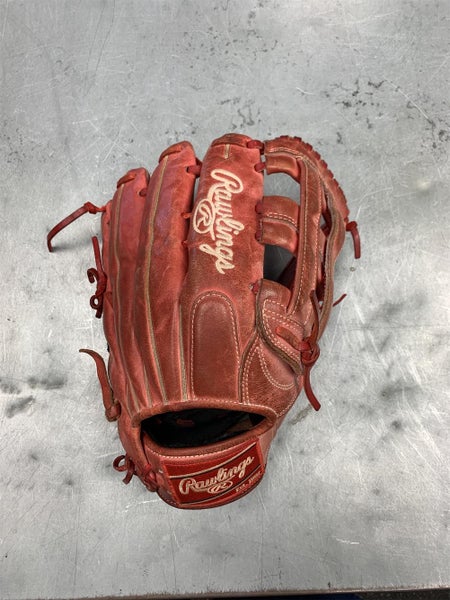 Red Used Outfield PROHARP34S 13" Baseball Glove