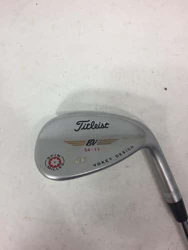 Used Titleist Vokey 54-11 Spin Milled 54 Degree Steel Stiff Golf Wedges