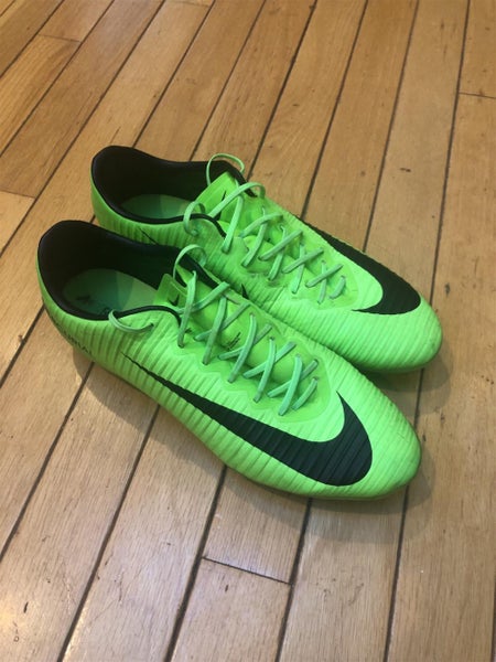 Green Men's 8.5 (Women's 9.5) Nike Mercurial Vapor 11 Elite FG