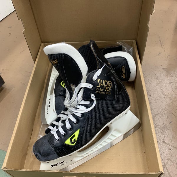 New Graf Supra 707 D&R (Regular) Pro Stock Size 9.5 Hockey Skates