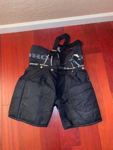 Black Used Medium Koho Hockey Pants