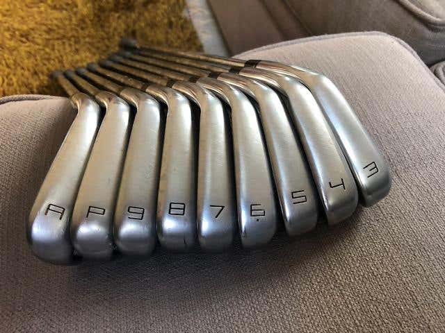 Used Men's Right Handed TaylorMade P770 Iron Set Stiff Flex Steel Shaft