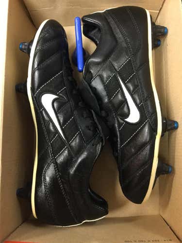 Black Unisex Molded Cleats Nike TIEMPO PREMIER S.G Cleats