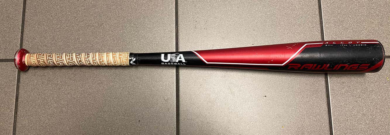 Used USABat Certified Rawlings Alloy 5150 Bat (-10) 17 oz 27"