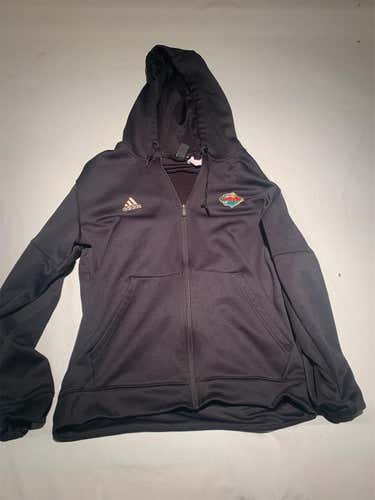 NHL Wild Team IssueAdult Large Adidas ZIP Sweatshirt