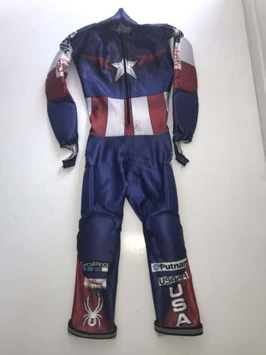 Men's Large Spyder Captain America FIS Legal suit