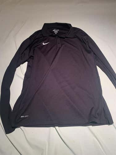 Dry Fit USA Hockey Adult Large Nike Long Sleeve Polo