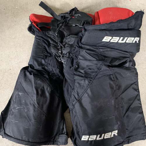 Black Used Small Bauer Vapor APX2 Hockey Pants