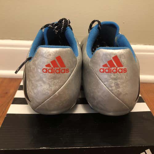 Silver Men's Molded Cleats Adidas Messi 16.3 Cleats