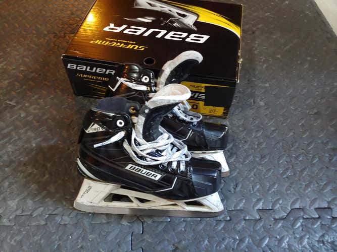 Senior Bauer Supreme S190 Hockey Goalie Skates Size 8D