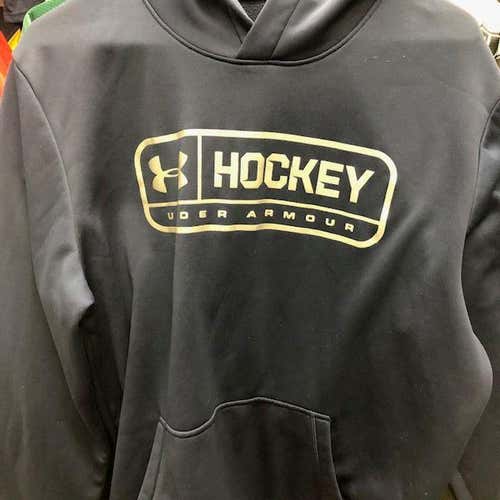 Under Armour Black New Adult Men's Large Hooded Sweatshirt