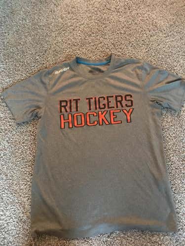 RIT Hockey Gray Bauer Used T-Shirt