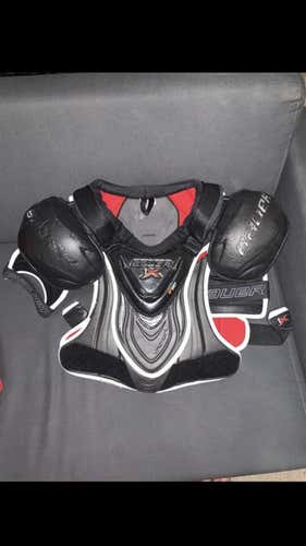 Used Small Bauer Vapor 1X Lite Pro Stock Shoulder Pads