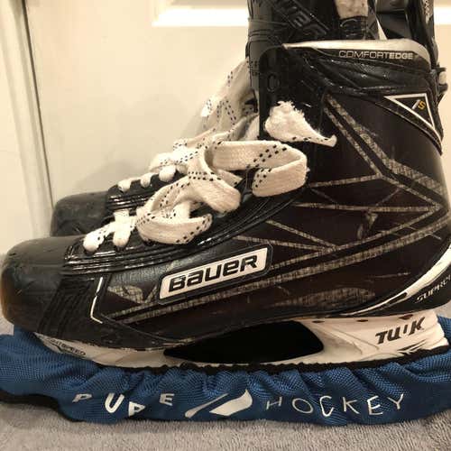 Used Bauer Supreme 1S D&R (Regular) Pro Stock Size 9.5 Hockey Skates