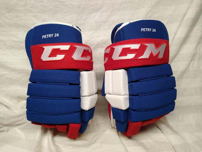 Blue New Senior CCM HG99 Gloves 14" Pro Stock