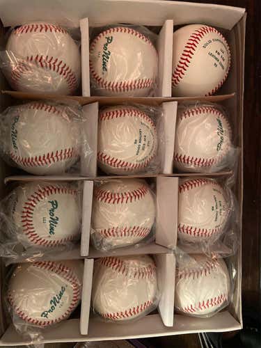 New  12 Pack Baseballs