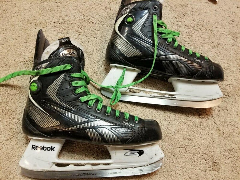 REEBOK PUMP 9K Size 10 DA Game Used Ice Hockey Skates