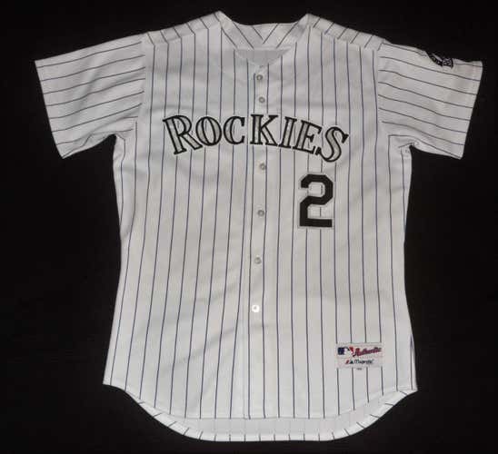 AUTHENTIC COLORADO ROCKIES TROY TULOWITZKI MAJESTIC JERSEY -size 48 (XL)