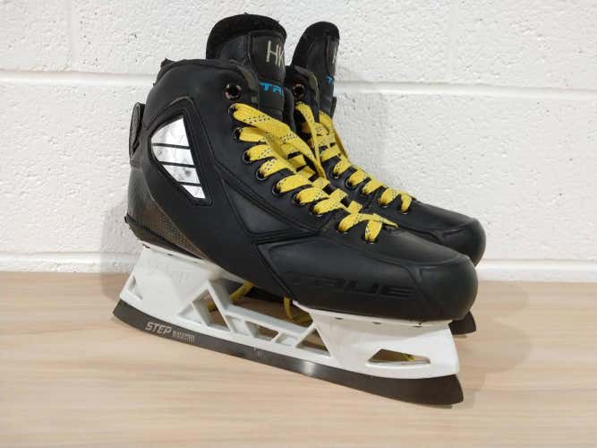 True Custom 2 Piece Goalie Skates Size 8