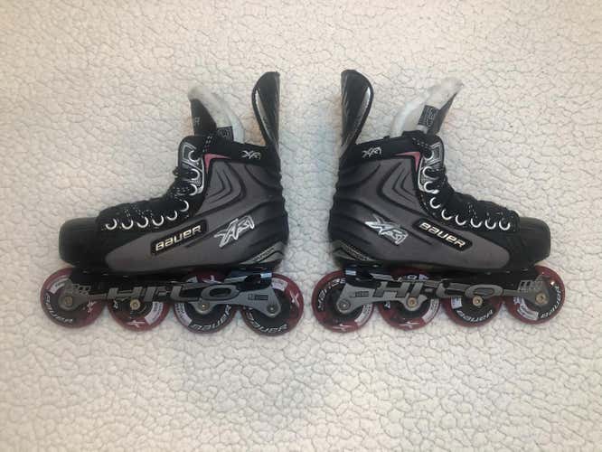 Used Junior Bauer Inline Skates D&R (Regular) Size 3 like new