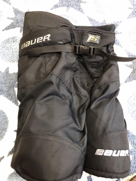 Black Large Bauer Supreme 1S Hockey Pants