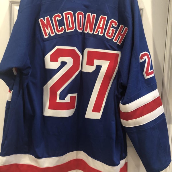 Reebok Premier NHL Jersey New York Rangers Ryan McDonagh Blue sz XL