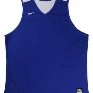 NWT Nike Elite Basketball Reversible Practice Jersey Men’s 2XL Blue White 802330