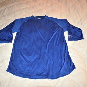 Rawlings Base Layer Compression Shirt - Blue - Medium