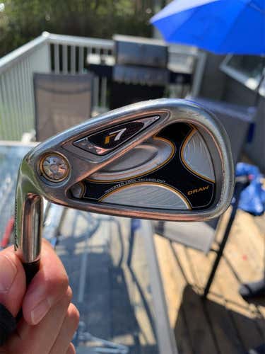 Used Left Handed R7 Draw Senior Flex Steel Shaft Iron Set