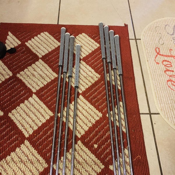 Used Left Handed Extra Stiff Flex Steel Shaft Iron Set