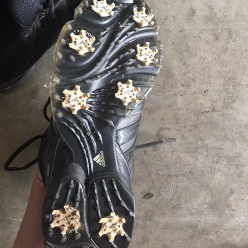 Black Men's 11.5 (Women's 12.5) Adidas Golf Shoes